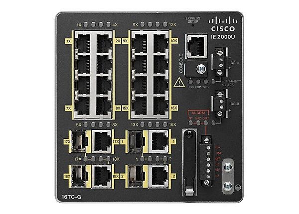 Cisco รุ่น IE-2000U-16TC-G-X